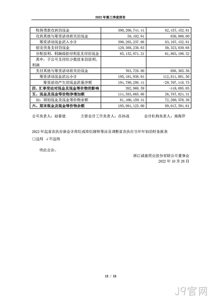 J9官网2022年第三季度◇报告_页面_13